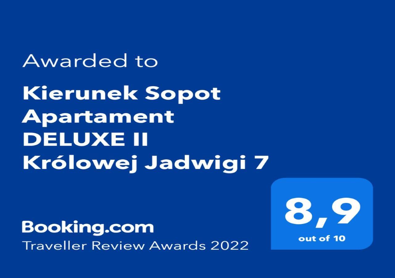 Apartment Kierunek Deluxe Ii Krolowej Jadwigi 7 Zoppot
